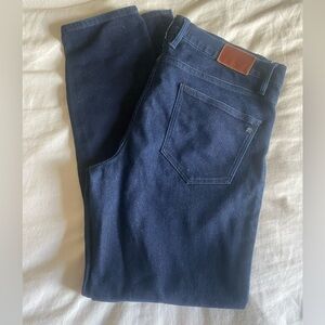 Madewell mid-rise Blue Denim Straight leg Jeans